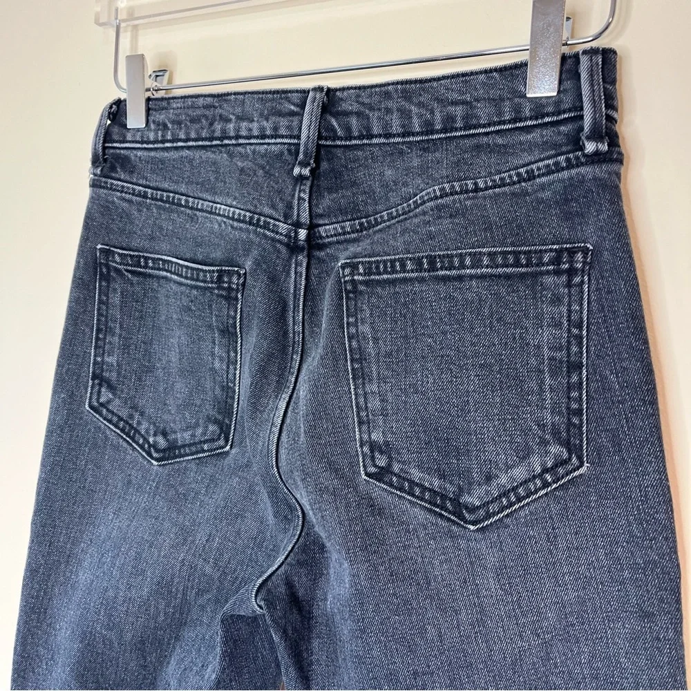 Rag & Bone Ankle Cigarette Jean in Black BK Bunnys Denim Size 26
